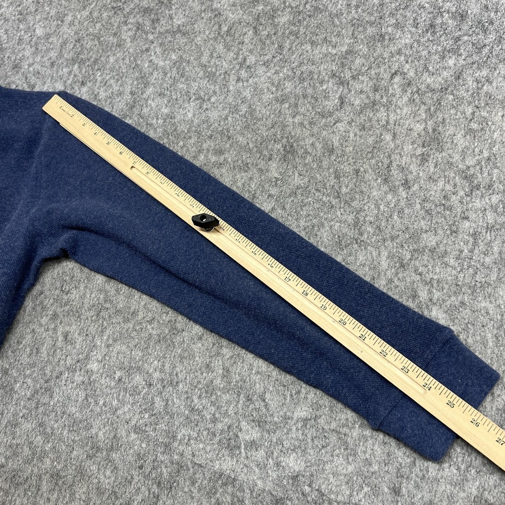 Polo Golf Ralph Lauren Sweater Mens XL Blue 1/4 Zip Mock Neck Alpaca Blend Peru - Picture 12 of 16